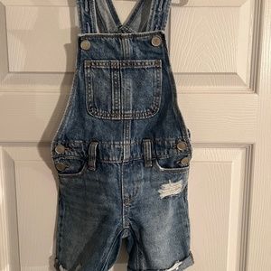 Girls overall shorts